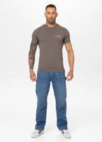 Men's T-Shirt Slim Fit USA CAL - Taupe