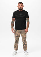 Men's T-Shirt Slim Fit USA CAL - Black