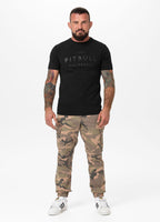 Men's T-Shirt Slim Fit USA CAL - Black