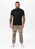 Men's T-Shirt Slim Fit USA CAL - Black