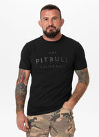 Men's T-Shirt Slim Fit USA CAL - Black