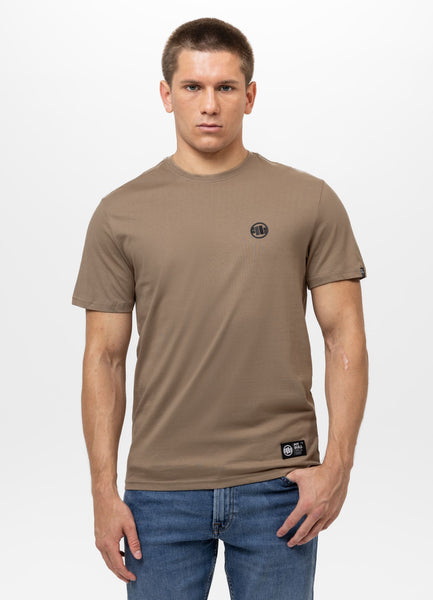Men's T-Shirt SMALL LOGO - Dark sand