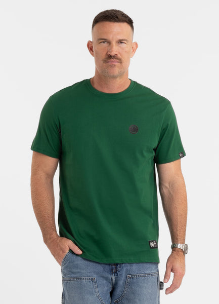 Men's T-Shirt SMALL LOGO - Leaf green