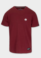 Men's T-Shirt SMALL LOGO - Burgundy