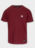 Men's T-Shirt SMALL LOGO - Burgundy