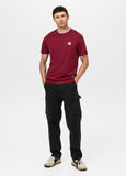 Men's T-Shirt SMALL LOGO - Burgundy