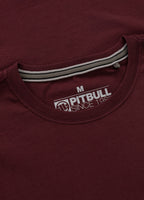 Men's T-Shirt SMALL LOGO - Dark burgundy
