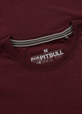 Men's T-Shirt SMALL LOGO - Dark burgundy