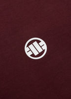 Men's T-Shirt SMALL LOGO - Dark burgundy