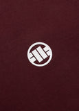Men's T-Shirt SMALL LOGO - Dark burgundy