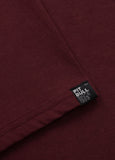 Men's T-Shirt SMALL LOGO - Dark burgundy
