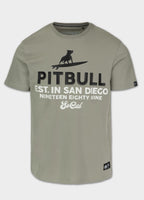 Men's T-Shirt SURFING DOG - Dusty Salvia