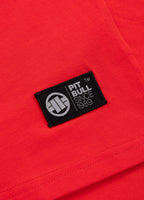 Men's T-Shirt SURFING DOG - Fluo red