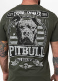 Men's T-Shirt TROUBLEMAKER - Dark green
