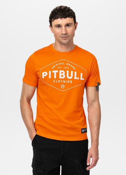 Men's T-Shirt Ultra Light PITBULL CO. - Orange