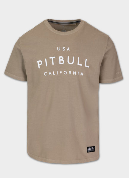 Men's T-Shirt USA CAL - Dark sand