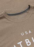 Men's T-Shirt USA CAL - Dark sand