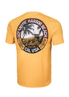 Men's T-Shirt OCEANSIDE - Pale yellow