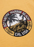 Men's T-Shirt OCEANSIDE - Pale yellow