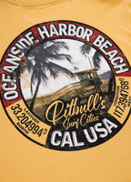 Men's T-Shirt OCEANSIDE - Pale yellow