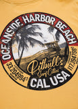 Men's T-Shirt OCEANSIDE - Pale yellow