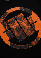 Men's T-Shirt Orange Dog 24 - Black