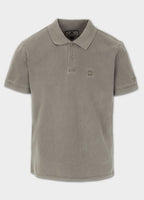 Polo shirt Denim Washed Pique SMALL LOGO - Gray Harbour