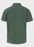 Polo shirt Denim Washed Pique SMALL LOGO - Sage green