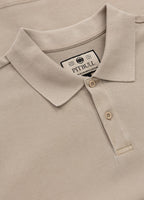 Polo shirt Denim Washed Pique SMALL LOGO - Sand