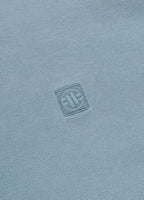 Polo shirt Denim Washed Pique SMALL LOGO - Light blue