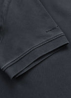 Polo shirt Denim Washed Pique SMALL LOGO - Graphite