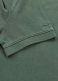 Polo shirt Denim Washed Pique SMALL LOGO - Sage green