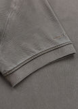 Polo shirt Denim Washed Pique SMALL LOGO - Dark brown