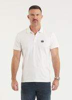 Men's Polo shirt Jersey Slim Fit Small Logo - Offwhite
