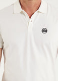 Men's Polo shirt Jersey Slim Fit Small Logo - Offwhite