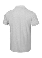 Men's Polo shirt Jersey Slim Fit Small Logo - Gray Melange