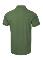 Men's Polo shirt Jersey Slim Fit Small Logo - Olive