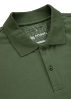 Men's Polo shirt Jersey Slim Fit Small Logo - Olive