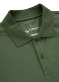Men's Polo shirt Jersey Slim Fit Small Logo - Olive
