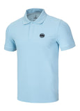 Men's Polo shirt Pique Rockey - Light blue