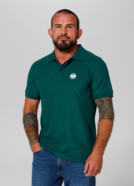 Men's Polo shirt Pique Rockey - Dark green