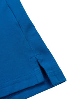 Men's Polo shirt Pique Stripes Regular - Royal blue