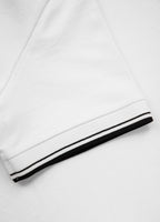Men's Polo shirt Pique Stripes Regular - White