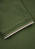 Men's Polo shirt Pique Stripes Regular - Olive