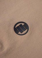 Men's Polo shirt Pique Stripes Regular - Coyote brown