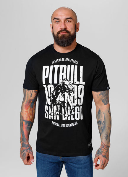 Men's T-Shirt SAN DIEGO DOG - Black