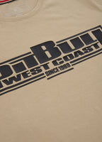 Men's T-Shirt Slim Fit Classic Boxing - Sand
