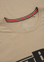 Men's T-Shirt Slim Fit Classic Boxing - Sand
