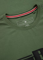 Men's T-Shirt Slim Fit Classic Boxing - Olive
