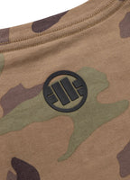 Men's T-Shirt Slim Fit Classic Boxing - Woodland Camo